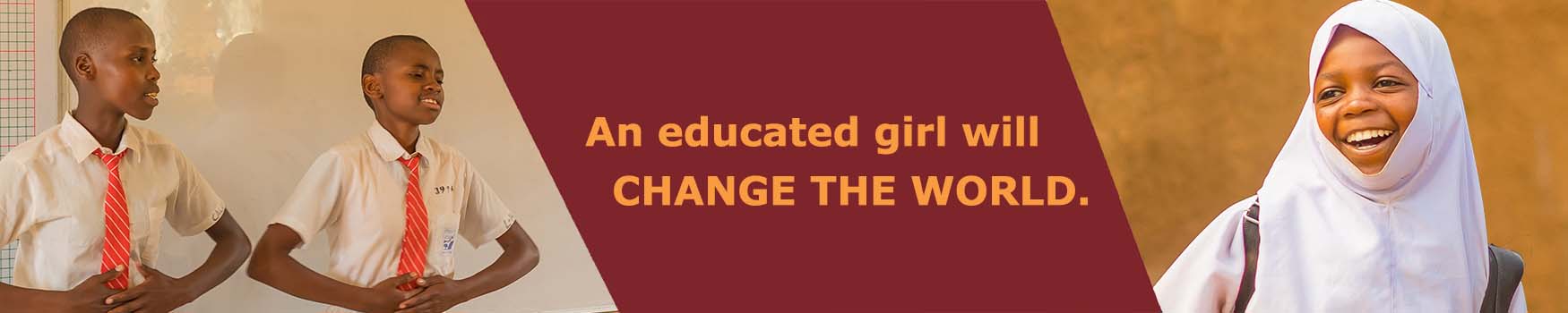 an educated girl will change the world